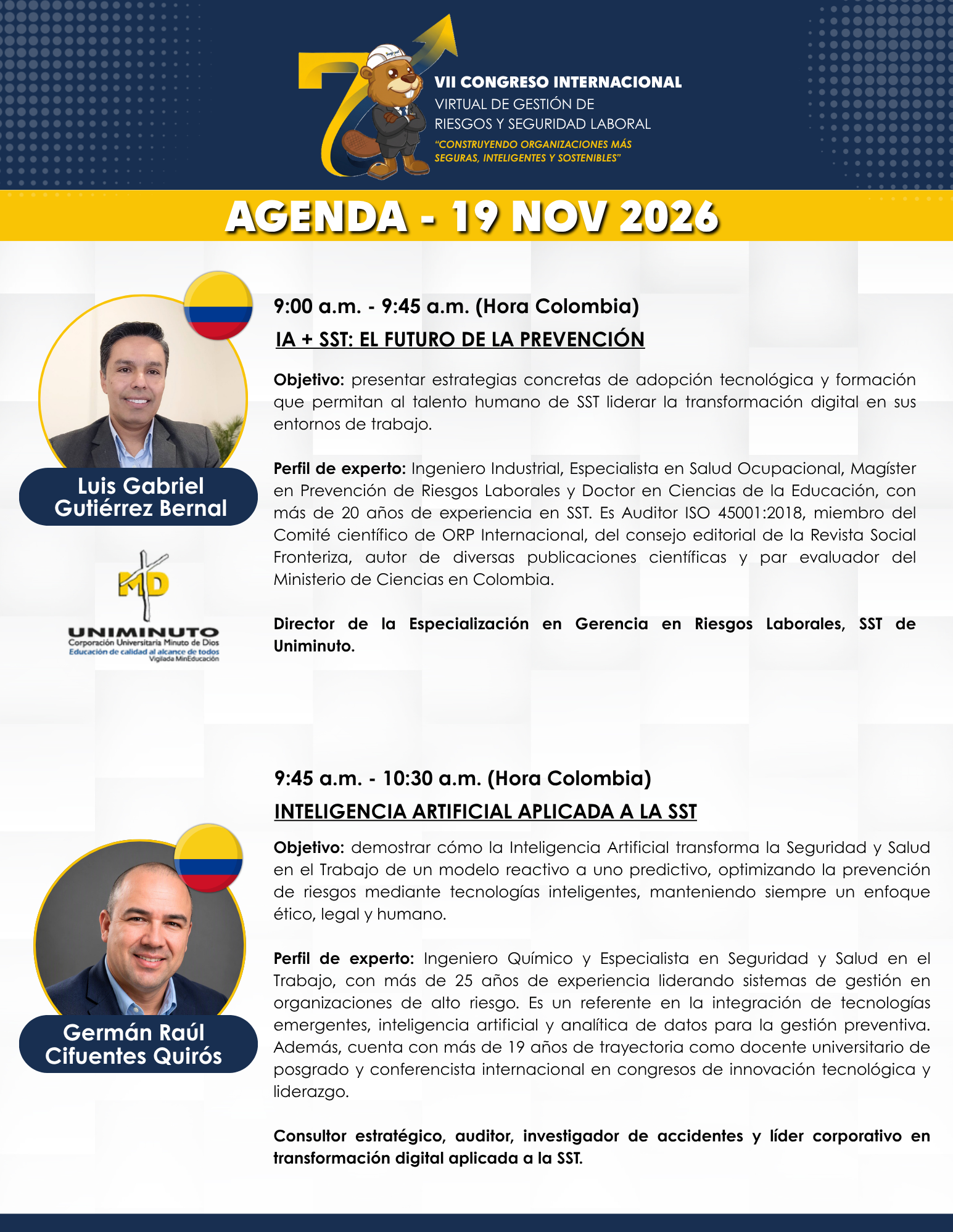 Agenda del congreso - Página 12