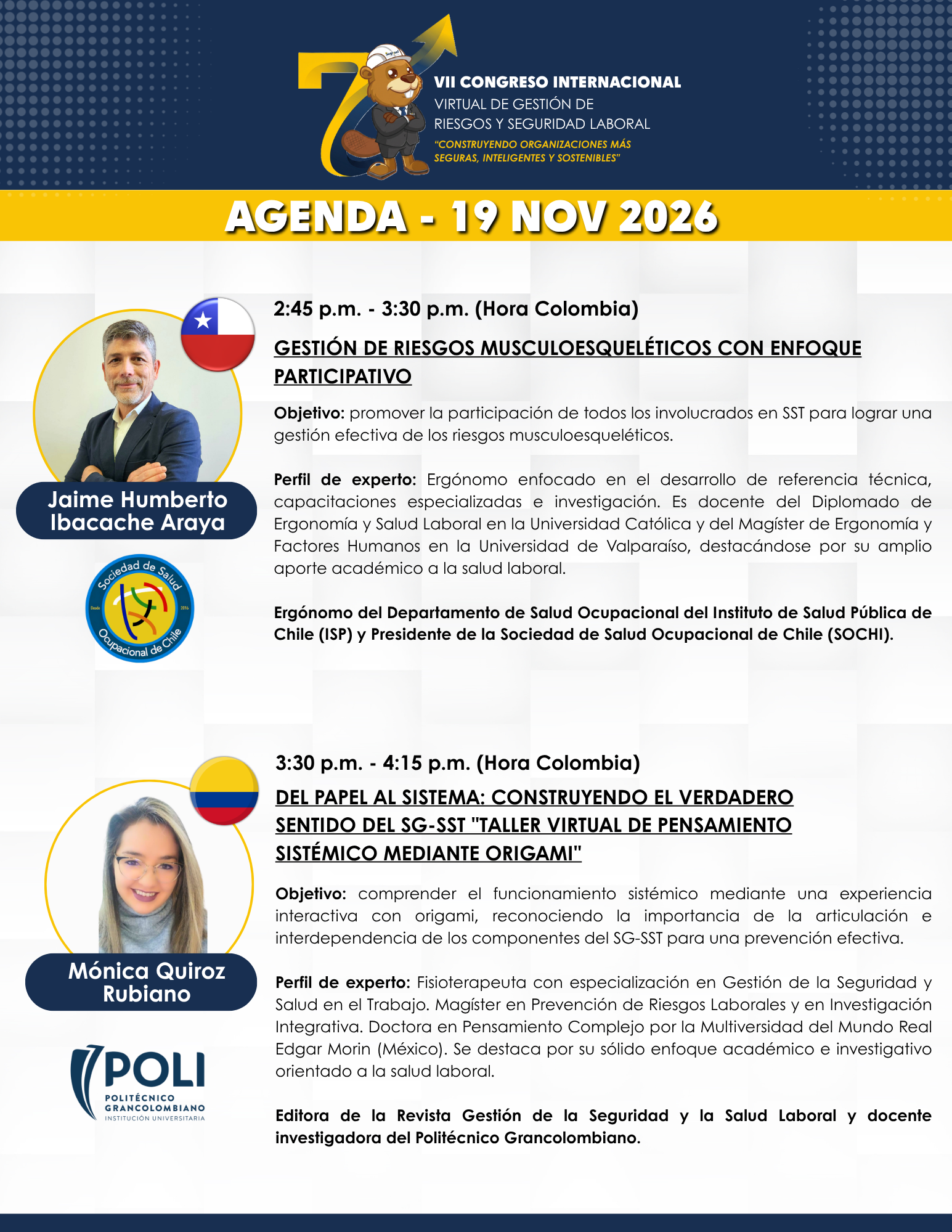 Agenda del congreso - Página 15