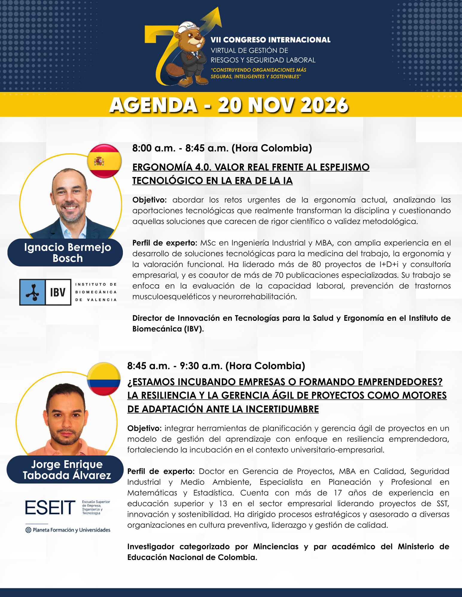 Agenda del congreso - Página 17